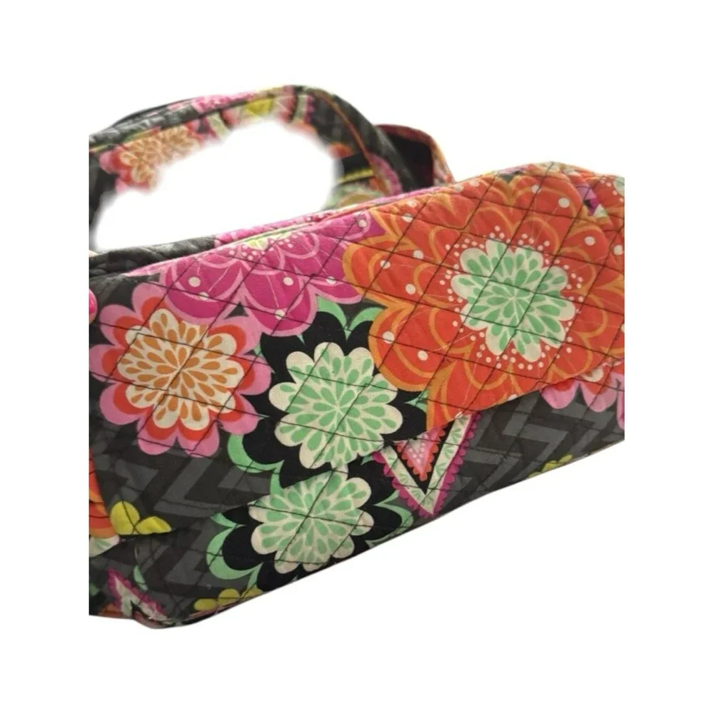 Vera Bradley Campus Backpack in the retired Ziggy Zinnia pattern.